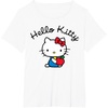 image:imageHello Kitty Retro Logo Tee Shirt TShirtWhite