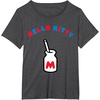 image:imageHello Kitty Retro Milk Bottle Tee Shirt TShirtDark Heather Grey