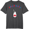 image:imageHello Kitty Retro Milk Bottle Tee Shirt TShirtDark Heather Grey