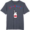 image:imageHello Kitty Retro Milk Bottle Tee Shirt TShirtHeather Blue