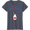 image:imageHello Kitty Retro Milk Bottle Tee Shirt TShirtHeather Blue