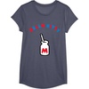 image:imageHello Kitty Retro Milk Bottle Tee Shirt TShirtHeather Blue