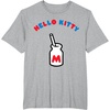 image:imageHello Kitty Retro Milk Bottle Tee Shirt TShirtHeather Grey