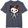 image:imageHello Kitty Skeleton Halloween Tee Shirt TShirtHeather Blue