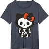 image:imageHello Kitty Skeleton Halloween Tee Shirt TShirtHeather Blue
