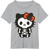 image:imageHello Kitty Skeleton Halloween Tee Shirt TShirtHeather Grey
