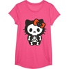 image:imageHello Kitty Skeleton Halloween Tee Shirt TShirtPink Heather