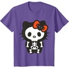 image:imageHello Kitty Skeleton Halloween Tee Shirt TShirtPurple Heather