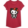 image:imageHello Kitty Skeleton Halloween Tee Shirt TShirtRed Heather