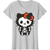 image:imageHello Kitty Skeleton Halloween Tee Shirt TShirtSilver Grey