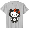 image:imageHello Kitty Skeleton Halloween Tee Shirt TShirtSilver Grey