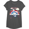 image:imageHello Kitty Summertime Americana Tee Shirt TShirtAsphalt Grey
