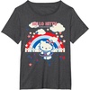 image:imageHello Kitty Summertime Americana Tee Shirt TShirtDark Heather Grey