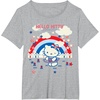 image:imageHello Kitty Summertime Americana Tee Shirt TShirtHeather Grey