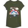 image:imageHello Kitty Summertime Americana Tee Shirt TShirtOlive Green