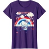 image:imageHello Kitty Summertime Americana Tee Shirt TShirtPurple