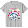 image:imageHello Kitty Summertime Americana Tee Shirt TShirtSilver Grey