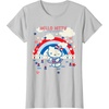 image:imageHello Kitty Summertime Americana Tee Shirt TShirtSilver Grey