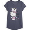 image:imageHello Kitty Talk to Me Easter Tee Shirt TShirtHeather Blue