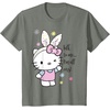 image:imageHello Kitty Talk to Me Easter Tee Shirt TShirtOlive Heather