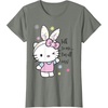 image:imageHello Kitty Talk to Me Easter Tee Shirt TShirtOlive Heather