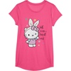image:imageHello Kitty Talk to Me Easter Tee Shirt TShirtPink Heather