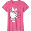 image:imageHello Kitty Talk to Me Easter Tee Shirt TShirtPink Heather