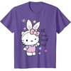 image:imageHello Kitty Talk to Me Easter Tee Shirt TShirtPurple Heather