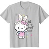 image:imageHello Kitty Talk to Me Easter Tee Shirt TShirtSilver Grey