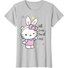 image:imageHello Kitty Talk to Me Easter Tee Shirt TShirtSilver Grey