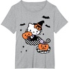 image:imageHello Kitty Trick or Treat Halloween Tee Shirt TShirtHeather Grey