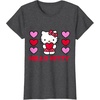 image:imageHello Kitty Valentine Hearts Shirt TShirtDark Heather Grey