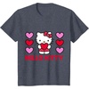 image:imageHello Kitty Valentine Hearts Shirt TShirtHeather Blue