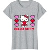 image:imageHello Kitty Valentine Hearts Shirt TShirtHeather Grey