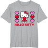 image:imageHello Kitty Valentine Hearts Shirt TShirtHeather Grey