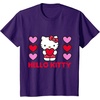 image:imageHello Kitty Valentine Hearts Shirt TShirtPurple