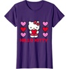 image:imageHello Kitty Valentine Hearts Shirt TShirtPurple