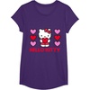 image:imageHello Kitty Valentine Hearts Shirt TShirtPurple