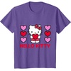image:imageHello Kitty Valentine Hearts Shirt TShirtPurple Heather