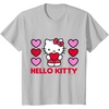 image:imageHello Kitty Valentine Hearts Shirt TShirtSilver Grey