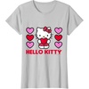 image:imageHello Kitty Valentine Hearts Shirt TShirtSilver Grey