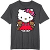 image:imageHello Kitty Valentine Teddy Bear Tee Shirt TShirtDark Heather Grey