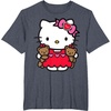 image:imageHello Kitty Valentine Teddy Bear Tee Shirt TShirtHeather Blue