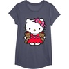 image:imageHello Kitty Valentine Teddy Bear Tee Shirt TShirtHeather Blue