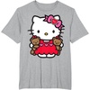 image:imageHello Kitty Valentine Teddy Bear Tee Shirt TShirtHeather Grey