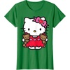 image:imageHello Kitty Valentine Teddy Bear Tee Shirt TShirtKelly Green