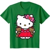 image:imageHello Kitty Valentine Teddy Bear Tee Shirt TShirtKelly Green