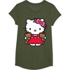 image:imageHello Kitty Valentine Teddy Bear Tee Shirt TShirtOlive Green