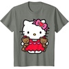 image:imageHello Kitty Valentine Teddy Bear Tee Shirt TShirtOlive Heather