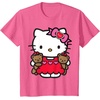 image:imageHello Kitty Valentine Teddy Bear Tee Shirt TShirtPink Heather